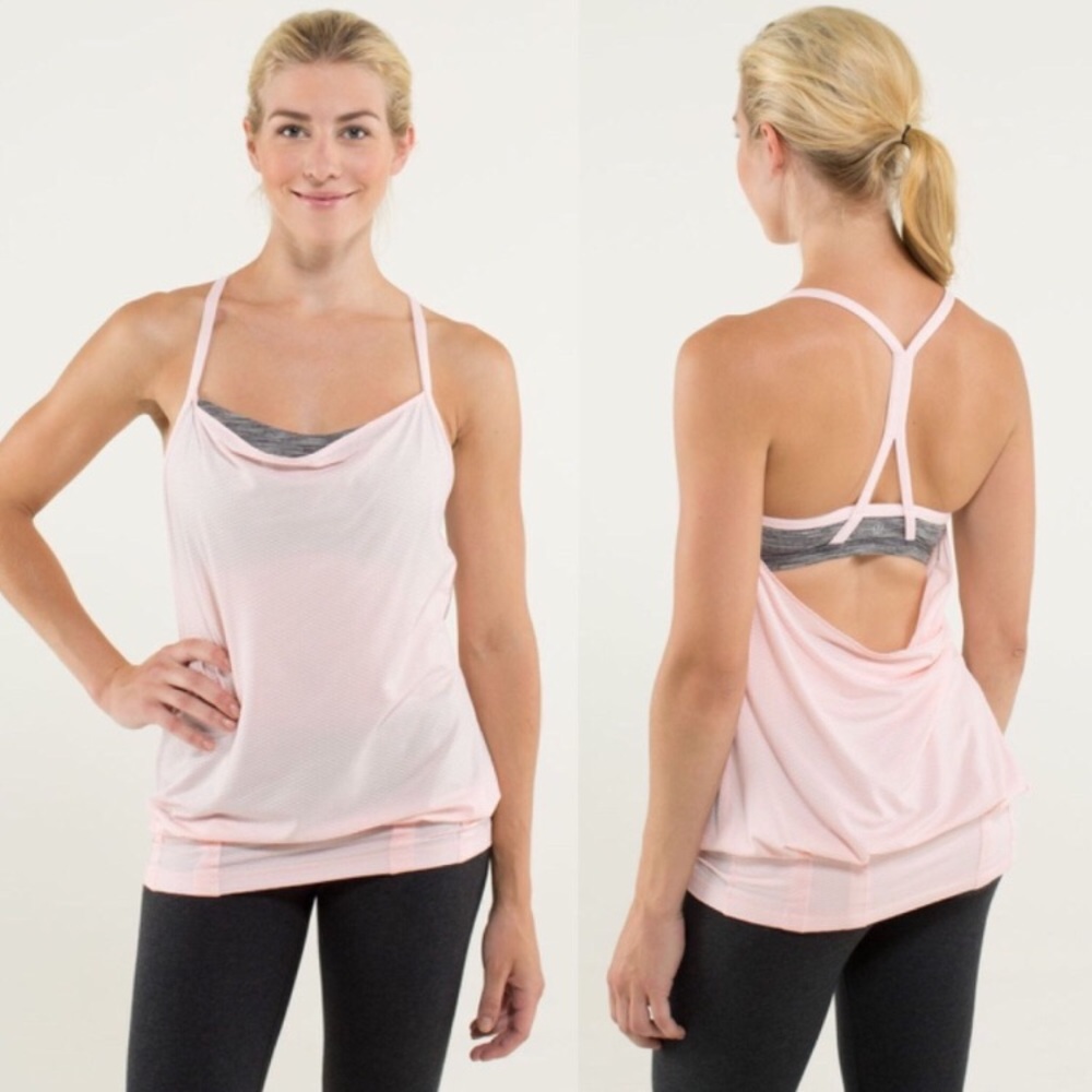 Lululemon CYB Pink tank top Size 6